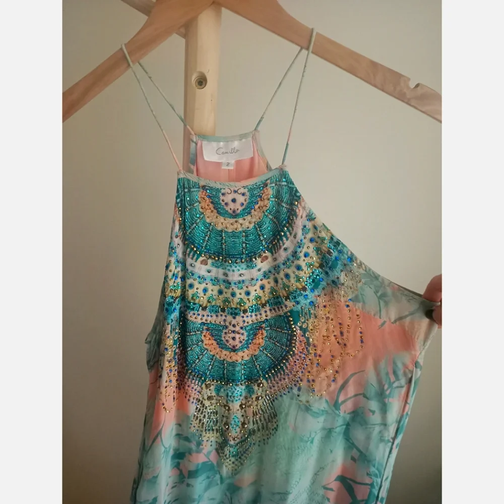CAMILLA Garden of Dreams Sheer Overlay Maxi *Size 2* - Picture 5 of 7